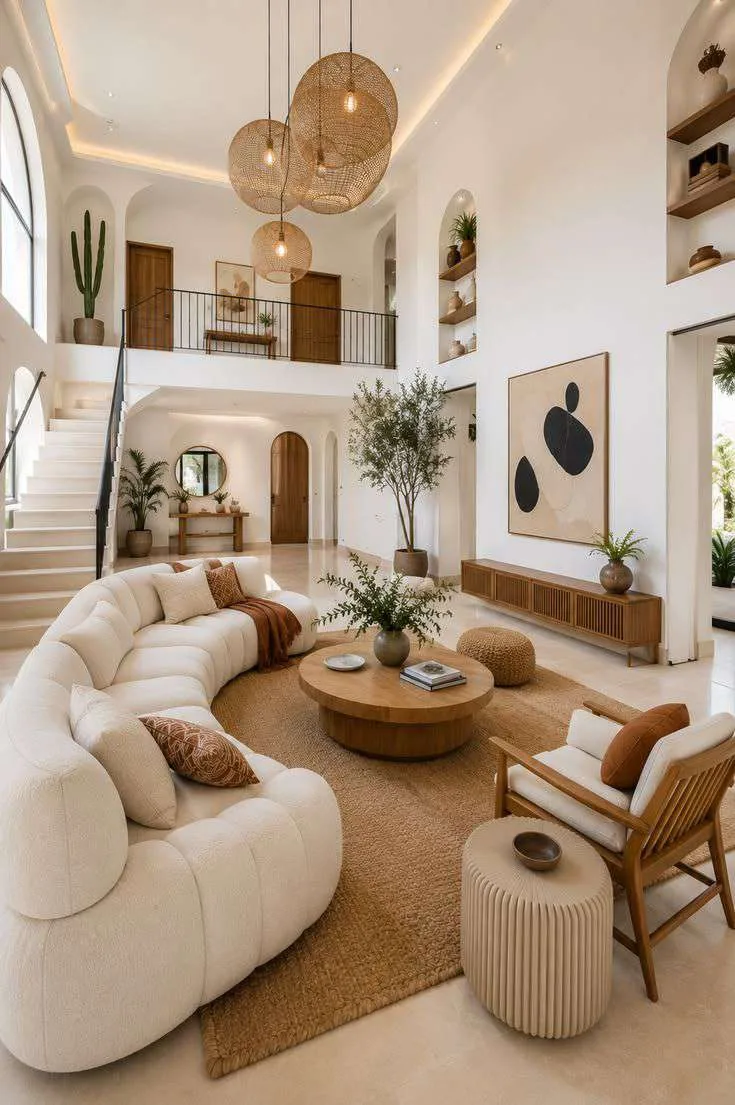 Layered natural home in 6 photos